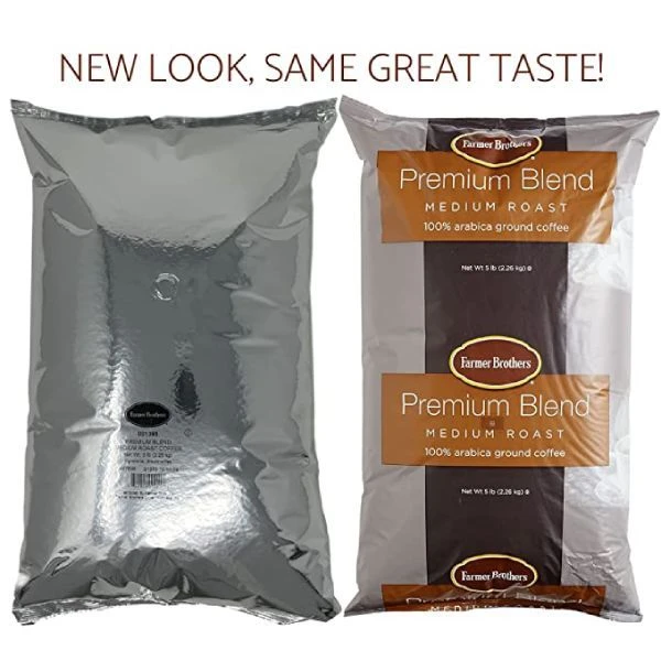 Farmer Brothers Premium Blend Medium Roast Ground Coffee, 3/5 Lbs Bags 2 Farmer Brothers Premium Blend Medium Roast Ground Coffee, 3/5 Lbs Bags - Image 2
