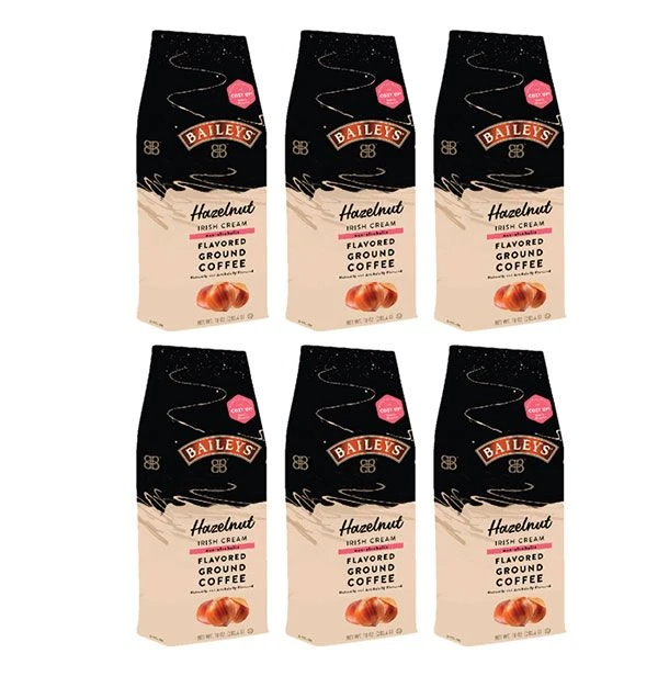 Baileys Bailey's, Hazelnut Irish Cream, Flavored Ground Coffee (6 Bags/10 Oz) 1 Baileys Bailey's, Hazelnut Irish Cream, Flavored Ground Coffee (6 Bags/10 Oz)