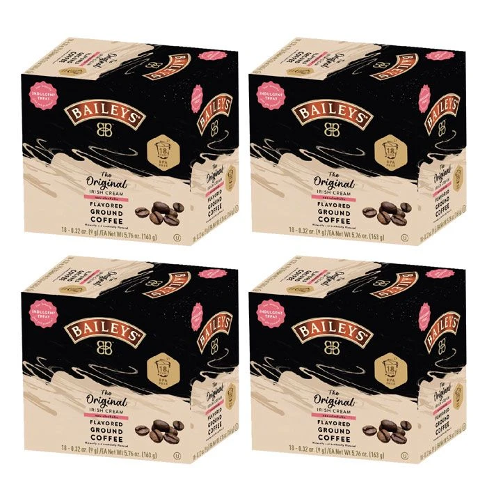 Baileys Bailey's, The Original Irish Cream Flavored Coffee, 4/18 Single Serve Cups 1 Baileys Bailey's, The Original Irish Cream Flavored Coffee, 4/18 Single Serve Cups