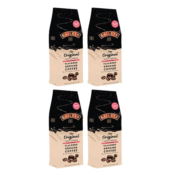 Baileys Bailey's, The Original Irish Cream, Flavored Ground Coffee, (4 Bags/10 Oz) 1 Baileys Bailey's, The Original Irish Cream, Flavored Ground Coffee, (4 Bags/10 Oz)