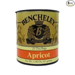 Bencheley Apricot Tea, 25 Tea Bags (1.46 Oz) 7 Bencheley Apricot Tea, 25 Tea Bags (1.46 Oz) -Koffee Express Sales bencheley apricot tea1 1