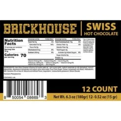 Brickhouse Single Serve Coffee, Swiss Hot Chocolate, 72 Count -Koffee Express Sales bhc swiss hot chocolate 12 count2