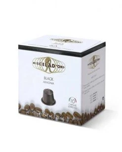 Miscela D'Oro Nespresso Compatible Capsules, Black (Cremoso), 10/10 Ct