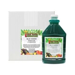 Granita Machine, Frozen Drink Blue Hawaii Slush Machine Cocktail Mix 6 Bottle