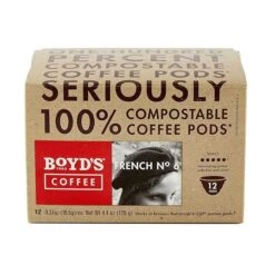 Boyd's French No. 6 Coffee Single Serve 12 Count