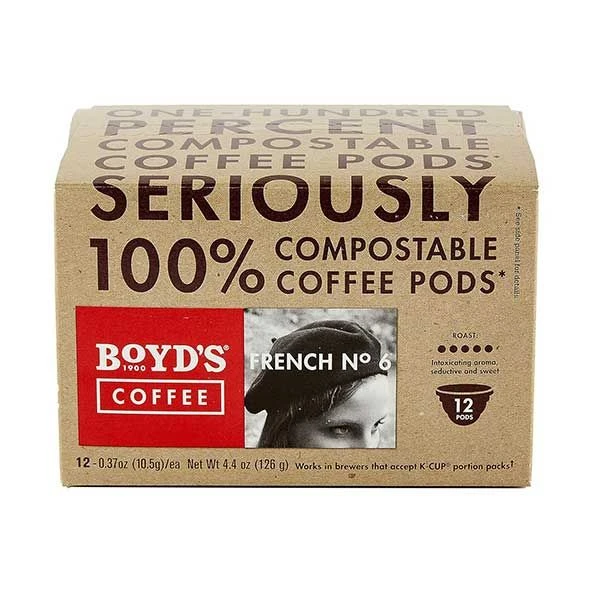Boyd's French No. 6 Coffee Single Serve 12 Count 1 Boyd's French No. 6 Coffee Single Serve 12 Count