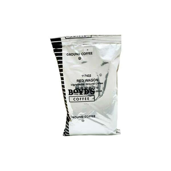 Boyd's Red Wagon Ground Coffee, 25/2.5oz Pre-Portioned Packets 2 Boyd's Red Wagon Ground Coffee, 25/2.5oz Pre-Portioned Packets - Image 2