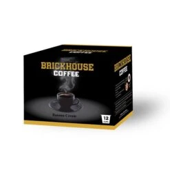 Brickhouse Single Serve Coffee, Banana Cream, 12 Count