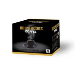Brickhouse Single Serve Coffee, Chocolate Peanut Butter, 12 Count