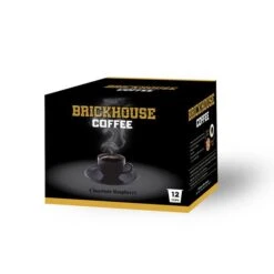 Brickhouse Single Serve Coffee, Chocolate Raspberry, 12 Count