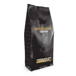 Brickhouse Ground Coffee, Chocolate Bar Flavored Ground Coffee, 12 Oz