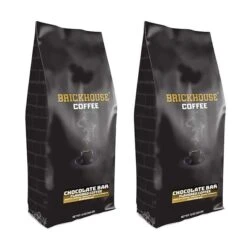 Brickhouse Ground Coffee, Chocolate Bar Flavored Coffee, 2/12 Oz Bags