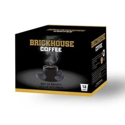 Brickhouse Single Serve Coffee, Decaf Brown Sugar Bourbon, 72 Count 5 Brickhouse Single Serve Coffee, Decaf Brown Sugar Bourbon, 72 Count -Koffee Express Sales brickhouse decaf brown sugar bourbon single serve cups 12 count 1
