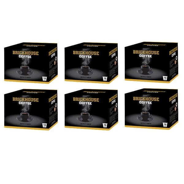 Brickhouse Single Serve Coffee, Donut Shop, 72 Count 1 Brickhouse Single Serve Coffee, Donut Shop, 72 Count
