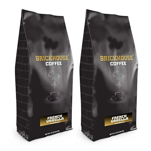 Brickhouse Ground Coffee, French Vanilla,2/12 Oz Bags 1 Brickhouse Ground Coffee, French Vanilla,2/12 Oz Bags