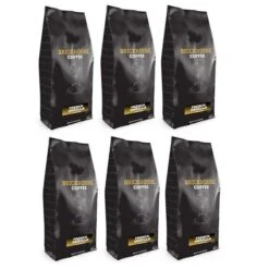 Brickhouse Ground Coffee, French Vanilla,6/12 Oz Bags