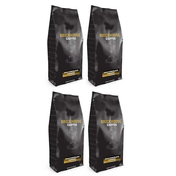 Brickhouse Ground Coffee, Milk Chocolate Caramel, 4/12 Oz Bags 1 Brickhouse Ground Coffee, Milk Chocolate Caramel, 4/12 Oz Bags