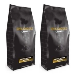 Brickhouse Ground Coffee, Peanut Butter Banana, 2/12 Oz Bags