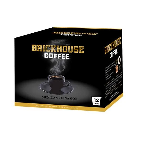 Brickhouse Single Serve Coffee, Mexican Cinnamon, 12 Count 1 Brickhouse Single Serve Coffee, Mexican Cinnamon, 12 Count
