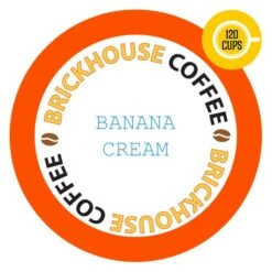 Brickhouse Single Serve Coffee, Banana Cream, 120 Count