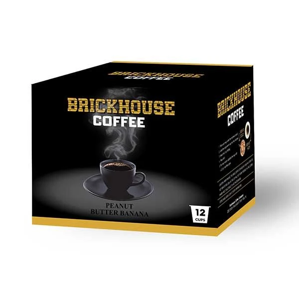 Brickhouse Single Serve Coffee, Peanut Butter Banana, 12 Count 1 Brickhouse Single Serve Coffee, Peanut Butter Banana, 12 Count
