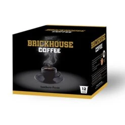 Brickhouse Single Serve Coffee, Southern Pecan, 12 Count