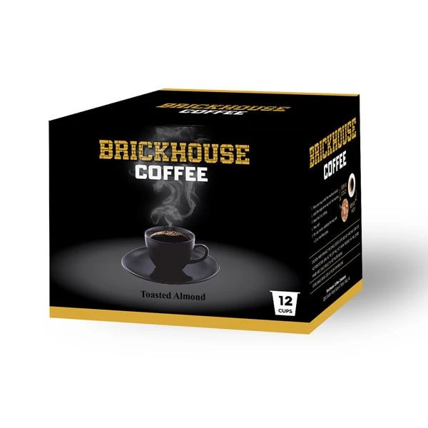 Brickhouse Single Serve Coffee, Toasted Almond, 12 Count 1 Brickhouse Single Serve Coffee, Toasted Almond, 12 Count