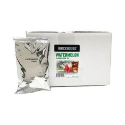 Brickhouse Watermelon Flavored Iced Tea, 24/3 Oz Packets, Loose Leaf With Filters -Koffee Express Sales brickhouse watermelon flavored iced tea 24 3 oz packets