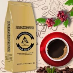 Brickhouse 100% Colombian Ground Coffee, 3/12 Oz Bags -Koffee Express Sales brickhouse100colombian 2