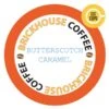 Brickhouse Butterscotch Caramel Flavored Coffee, 120 Count, Single Serve Pods