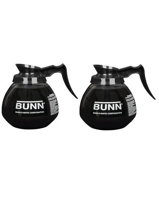 BUNN® BUNN 64oz Blk Hndl Glass Decanter (2pk) 1 BUNN® BUNN 64oz Blk Hndl Glass Decanter (2pk)