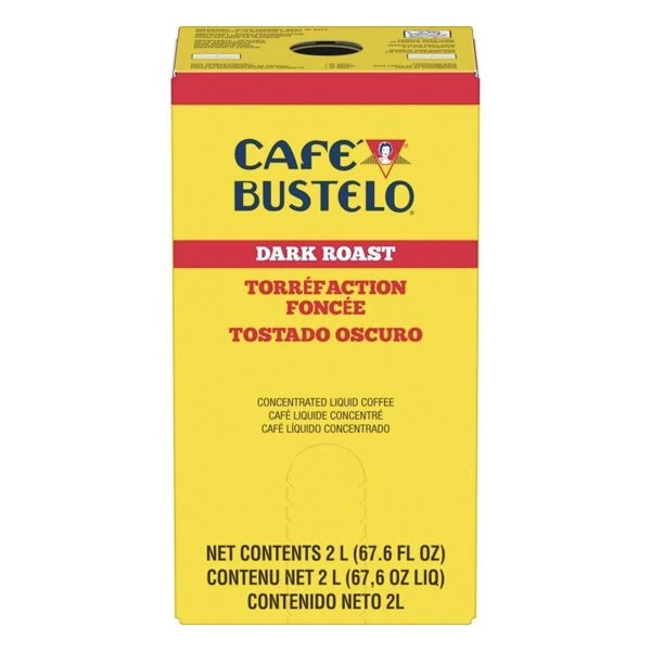 Café Bustelo 100% Arabica Dark Roast Liquid Coffee Concentrate, 2L (One Box) 1 Café Bustelo 100% Arabica Dark Roast Liquid Coffee Concentrate, 2L (One Box)