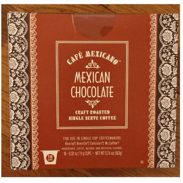 Cafe Mexicano, Mexican Chocolate Coffee, 100 Single Serve Cups 2 Cafe Mexicano, Mexican Chocolate Coffee, 100 Single Serve Cups - Image 2