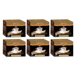 Caffe Noir Gourmet Coffee Almond Pound Cake, Single Serve Beverage Cups, 6 Box 12 Count Each