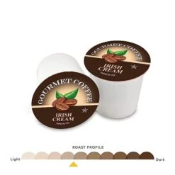 Caffe Noir Gourmet Coffee Irish Cream, Single Serve Beverage Cups, 6 Box 12 Count Each 5 Caffe Noir Gourmet Coffee Irish Cream, Single Serve Beverage Cups, 6 Box 12 Count Each -Koffee Express Sales caffenoiririshcream 1