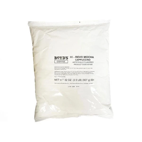 Cappuccino Bundle Superior French Vanilla Powdered Cappuccino Mix & Boyd's Hi-Rev Mocha Powdered Cappuccino Mix, 6 Bags Each (24lbs Total) 3 Cappuccino Bundle Superior French Vanilla Powdered Cappuccino Mix & Boyd's Hi-Rev Mocha Powdered Cappuccino Mix, 6 Bags Each (24lbs Total) - Image 3