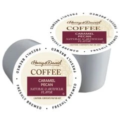 Harry & David-Caramel Pecan,Dark Roast,Northwest,Vanilla Creme Brulee Asst 4/18 Ct (72ct) 8 Harry & David-Caramel Pecan,Dark Roast,Northwest,Vanilla Creme Brulee Asst 4/18 Ct (72ct) -Koffee Express Sales caramelpecan 4