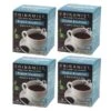 China Mist - English Breakfast Organic Black Full Leaf Tea Sachet, 4 Boxes 15 Count Each