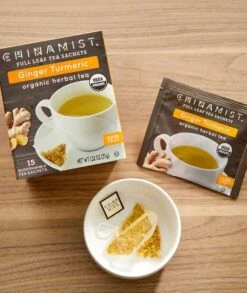 China Mist Full Leaf Tea Sachets, Ginger Turmeric Organic Herbal Tea, 15 Biodegradeable Tea Sachets 6 China Mist Full Leaf Tea Sachets, Ginger Turmeric Organic Herbal Tea, 15 Biodegradeable Tea Sachets -Koffee Express Sales china mist full leaf tea sachets ginger turmeric organic herbal tea2