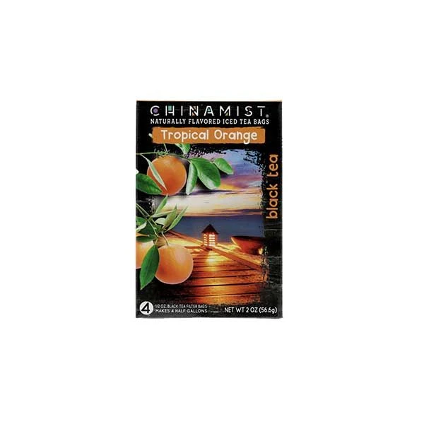 China Mist Naturally Flavored Tropical Orange Iced Tea Bags, 4-Count Box, 2-Pack (Each Bag Yields 1/2 Gallon) 2 China Mist Naturally Flavored Tropical Orange Iced Tea Bags, 4-Count Box, 2-Pack (Each Bag Yields 1/2 Gallon) - Image 2