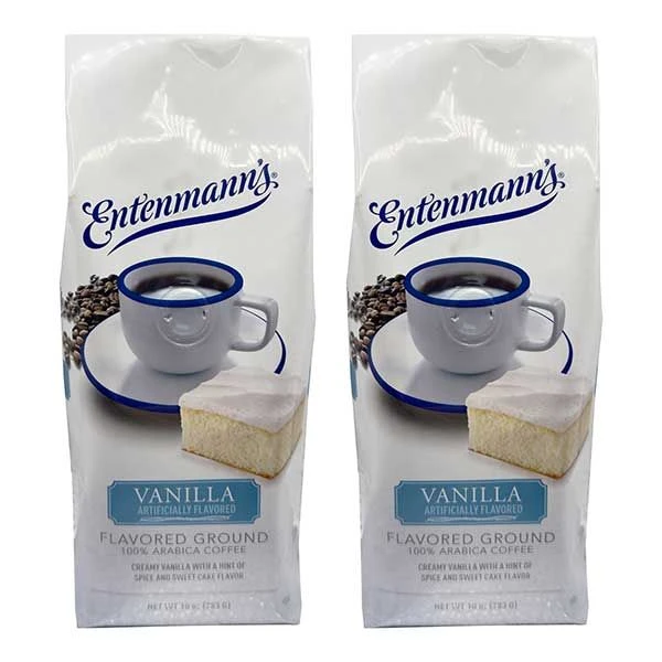 Entenmann's Vanilla Flavored Ground Coffee – 2 X 10 Oz Bags 1 Entenmann's Vanilla Flavored Ground Coffee – 2 X 10 Oz Bags