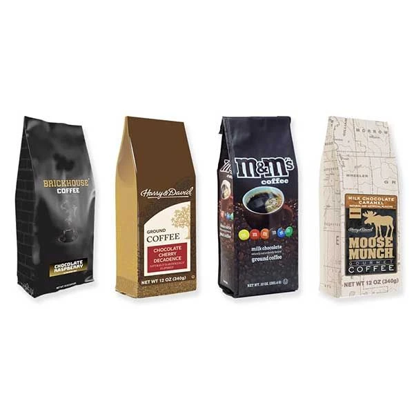 Chocolate Lovers Coffee Bundle With Brickhouse Coffee, Harry & David, M&M's And Moose Munch, Flavored Ground Coffee, 4 Bags 1 Chocolate Lovers Coffee Bundle With Brickhouse Coffee, Harry & David, M&M's And Moose Munch, Flavored Ground Coffee, 4 Bags