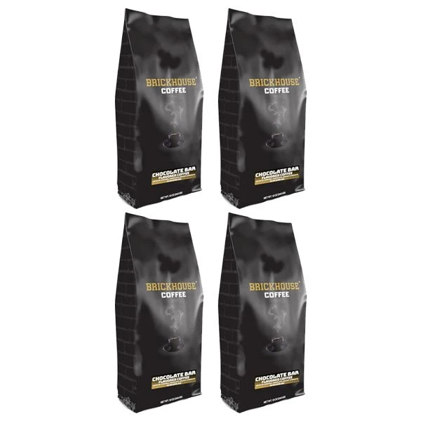 Brickhouse Chocolate Bar Ground Coffee, 4 X 12oz Bags – Smooth Milk Chocolate Flavor 1 Brickhouse Chocolate Bar Ground Coffee, 4 X 12oz Bags – Smooth Milk Chocolate Flavor