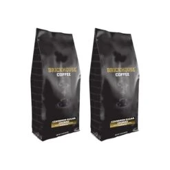 Brickhouse Cinnamon Sugar Churro Flavored Ground Coffee, 100% Arabica, Spiced And Sweet, 2 X 12oz Bags