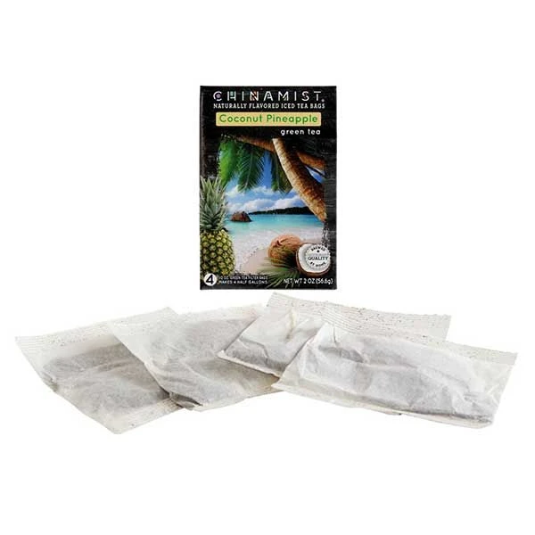 China Mist Naturally Flavored Coconut Pineapple Iced Tea Bags, 4-Count Box, 6-Pack (Each Bag Yields 1/2 Gallon) 4 China Mist Naturally Flavored Coconut Pineapple Iced Tea Bags, 4-Count Box, 6-Pack (Each Bag Yields 1/2 Gallon) - Image 4
