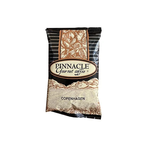 Pinnacle Ground Coffee, Copenhagen, Dark Roast, 64/3oz Pre-Portioned Packets 1 Pinnacle Ground Coffee, Copenhagen, Dark Roast, 64/3oz Pre-Portioned Packets