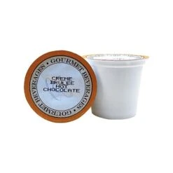 Cocoa De Aroma Hot Chocolate Sampler, 24 Cups – 8 Each Original, S’mores, Crème Brûlée -Koffee Express Sales creme brulee