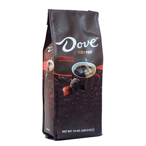 Dove Dark Chocolate, Naturally And Artificially Flavored Ground Coffee, 10 Oz Bag 1 Dove Dark Chocolate, Naturally And Artificially Flavored Ground Coffee, 10 Oz Bag