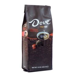 Bold Coffee Bundle With Brickhouse, Dove And Jim Beam, Medium Roast Premium Ground Coffee, (Pack Of 3 Bags) -Koffee Express Sales dove dark chocolate naturally and artificially flavored ground coffee 10 oz bag 2