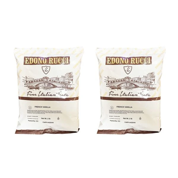 Edono Rucci French Vanilla Cappuccino Mix, 2 Bags (2 Lbs Each) 1 Edono Rucci French Vanilla Cappuccino Mix, 2 Bags (2 Lbs Each)